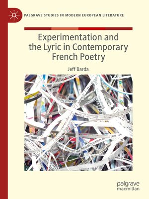 cover image of Experimentation and the Lyric in Contemporary French Poetry